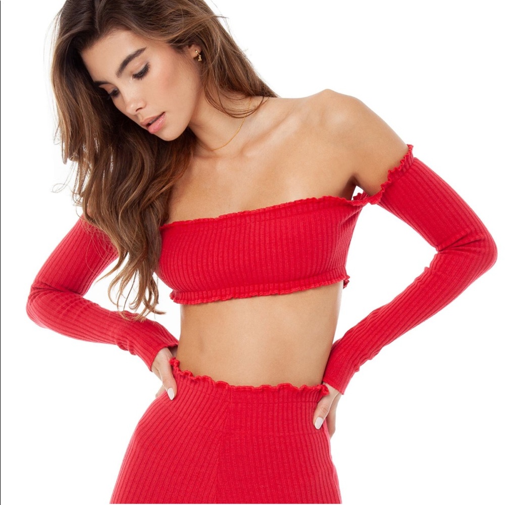 Are You Am I Tiiu Top- Red XS